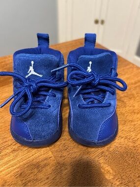 Air Jordan 12 Retro Deep Royal Blue Toddler 4C